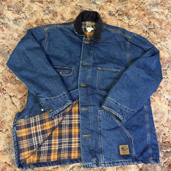 Berne Men's Blue and Navy Jacket